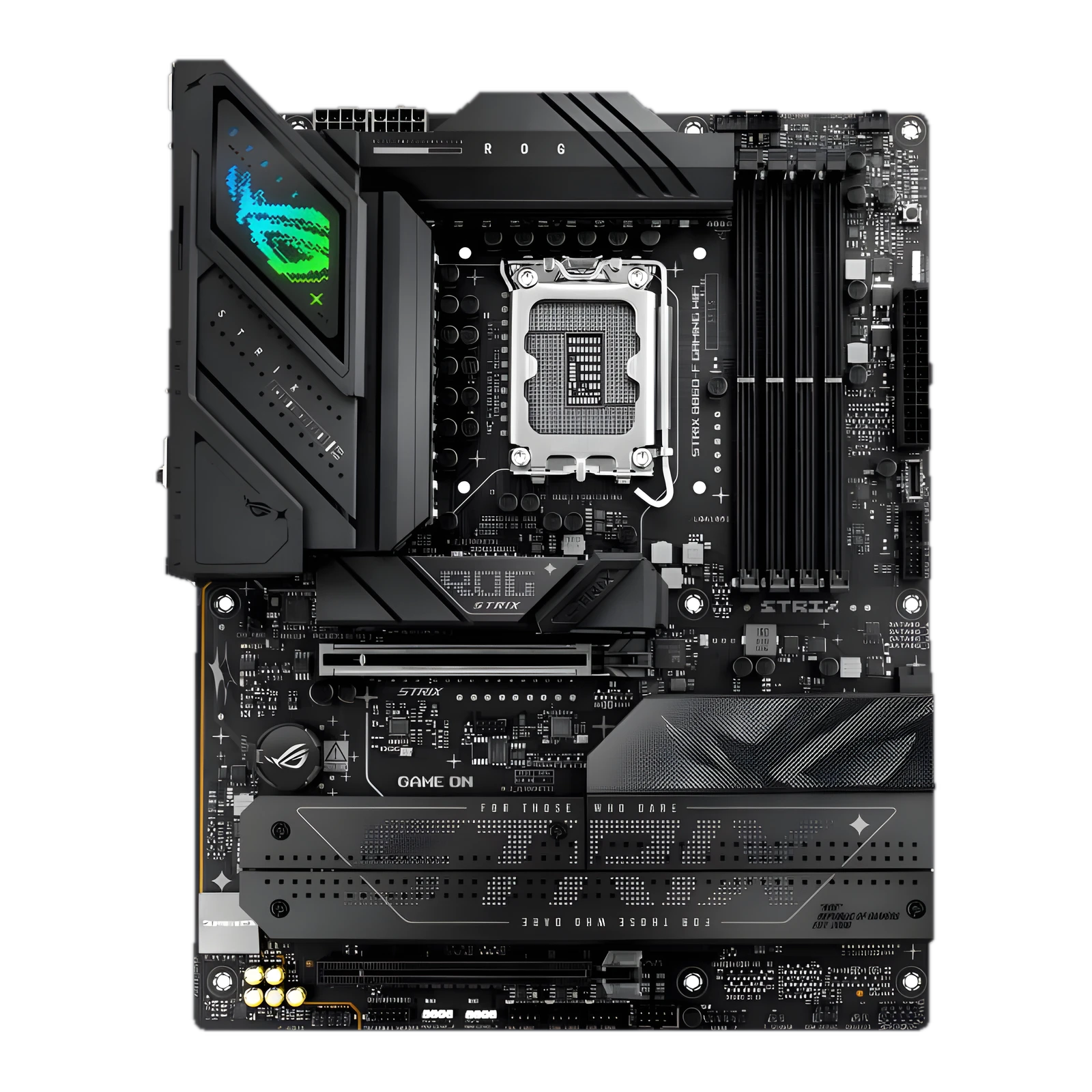 ASUS ROG STRIX B860-F GAMING WIFI DDR5 ATX Motherboard, LGA1851, Intel B860 Chipset, 4x DIMM Slots 9066MT/s, 2x PCIE (5.