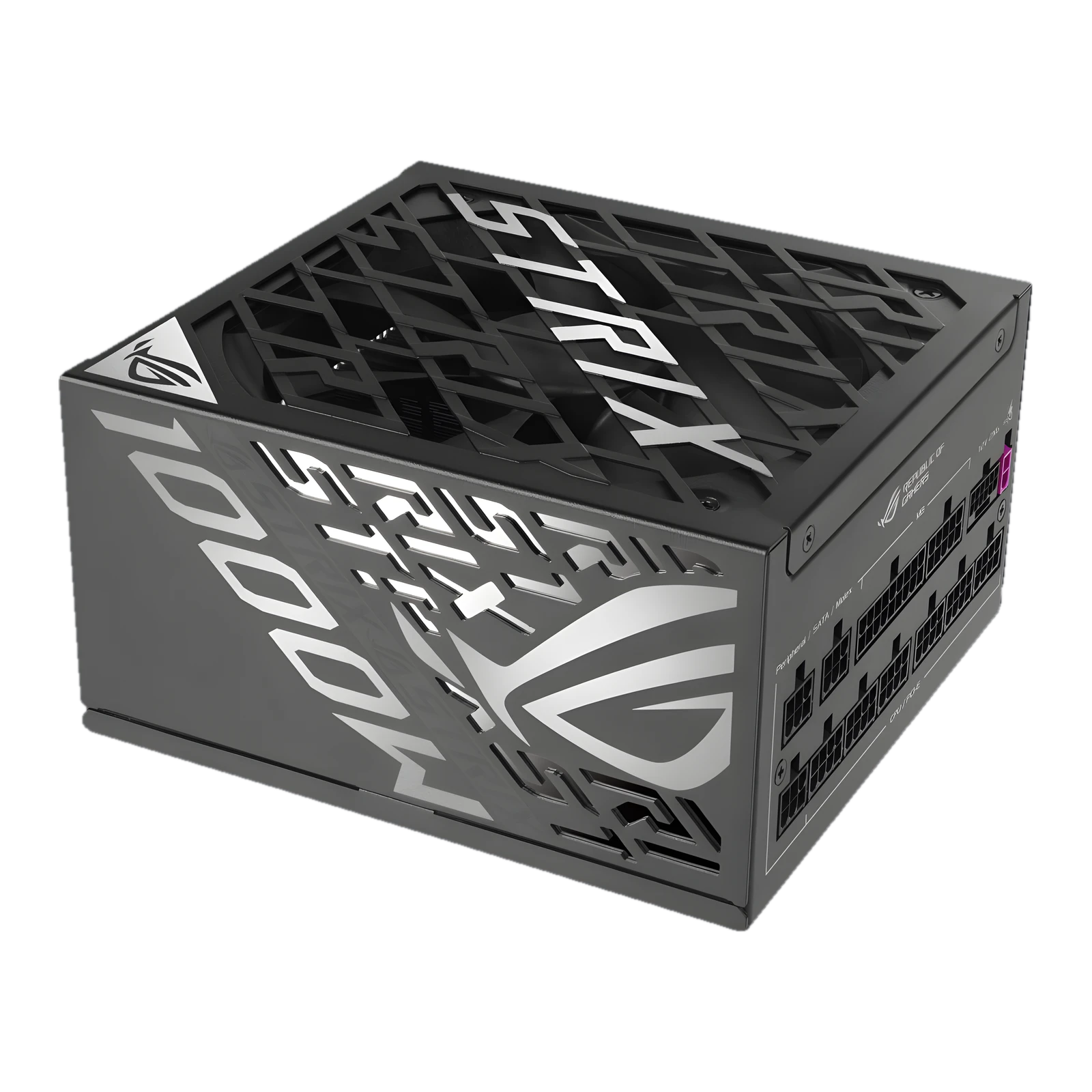 ASUS ROG-STRIX-1000P-GAMING /80 PLUS & Cybenetics Platinum 1000W/ ATX 3.1 compatible/ PCIe 5.1 Ready/ GaN MOSFET/ GPU-FI