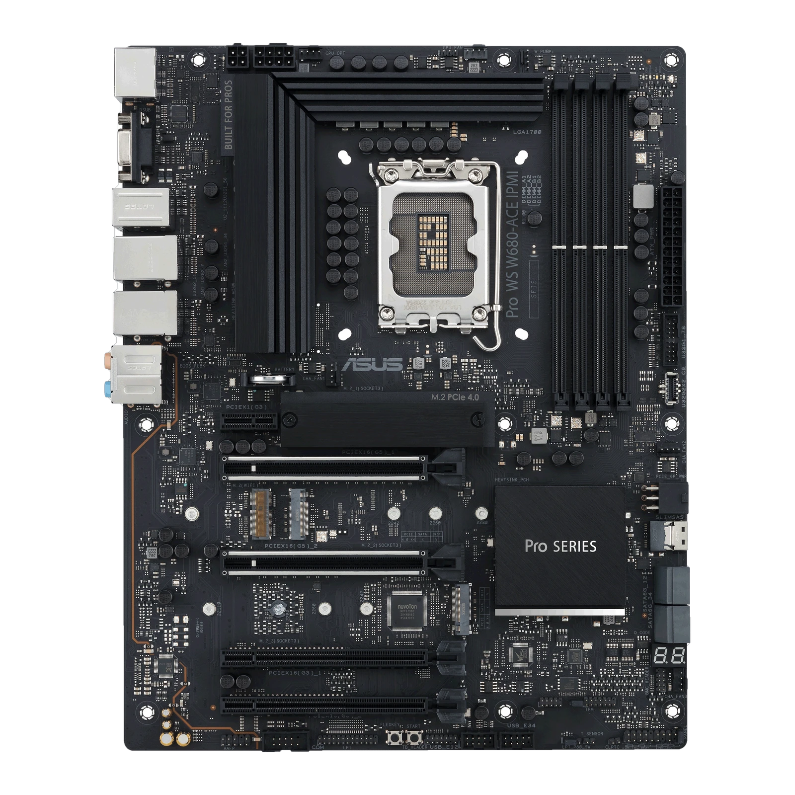 ASUS Pro WS W790E-SAGE SE DDR5 EEB Workstation Motherboard, Socket Xeon W-3400/W-2400, Intel W790 Chipset, 8x DIMM ECC s