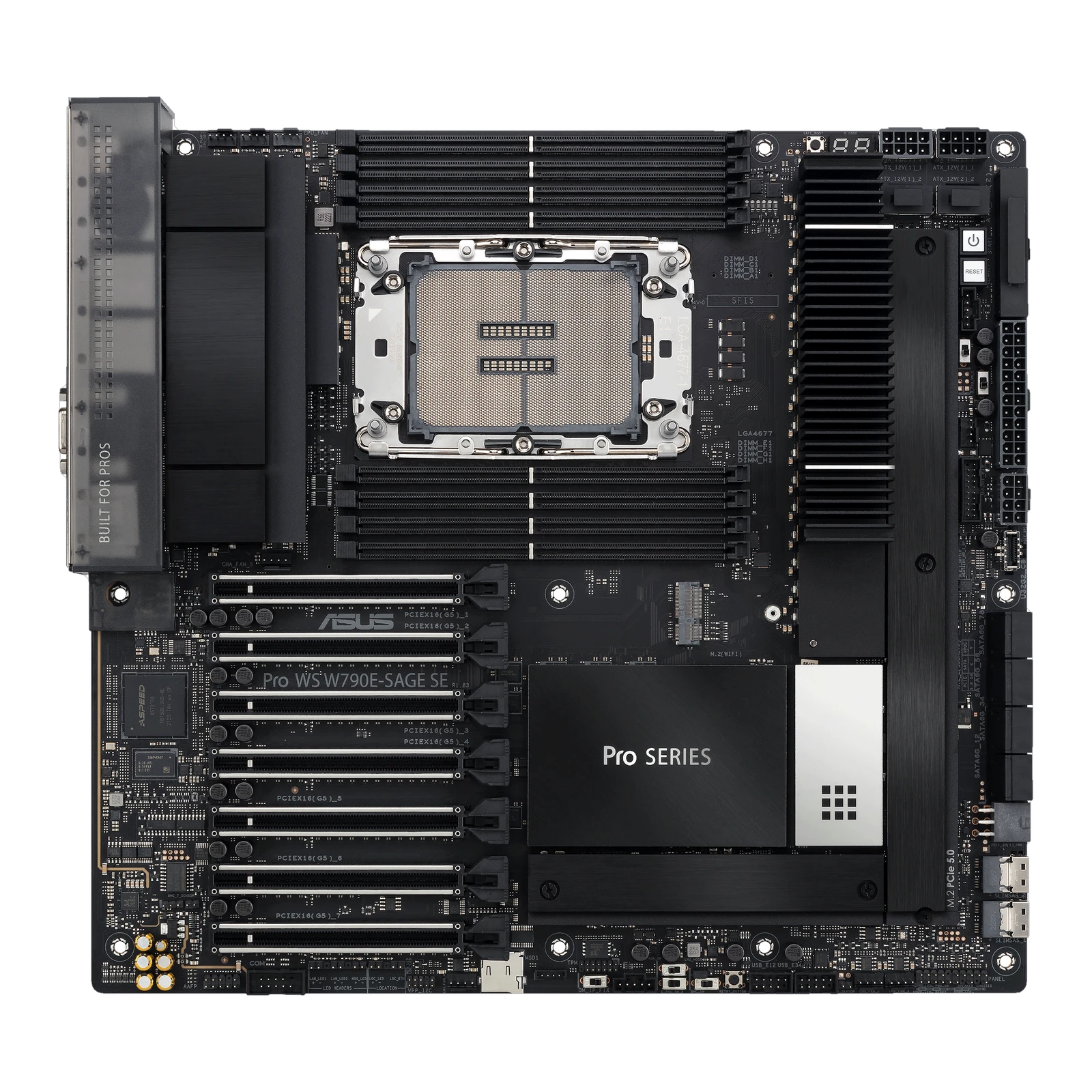 ASUS Pro WS W790E-SAGE SE DDR5 EEB Workstation Motherboard, Socket Xeon W-3400/W-2400, Intel W790 Chipset, 8x DIMM ECC s