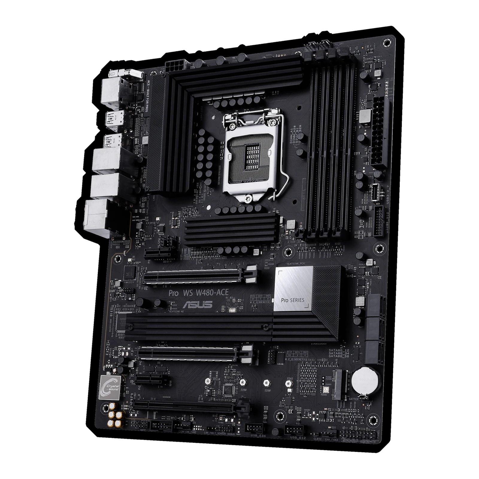ASUS Pro WS WRX80E-SAFE SE WIFI II DDR4 EEB Workstation Motherboard, Socket sWRX8, AMD WRX80 Chipset, 8x DIMM Slots, 7 x
