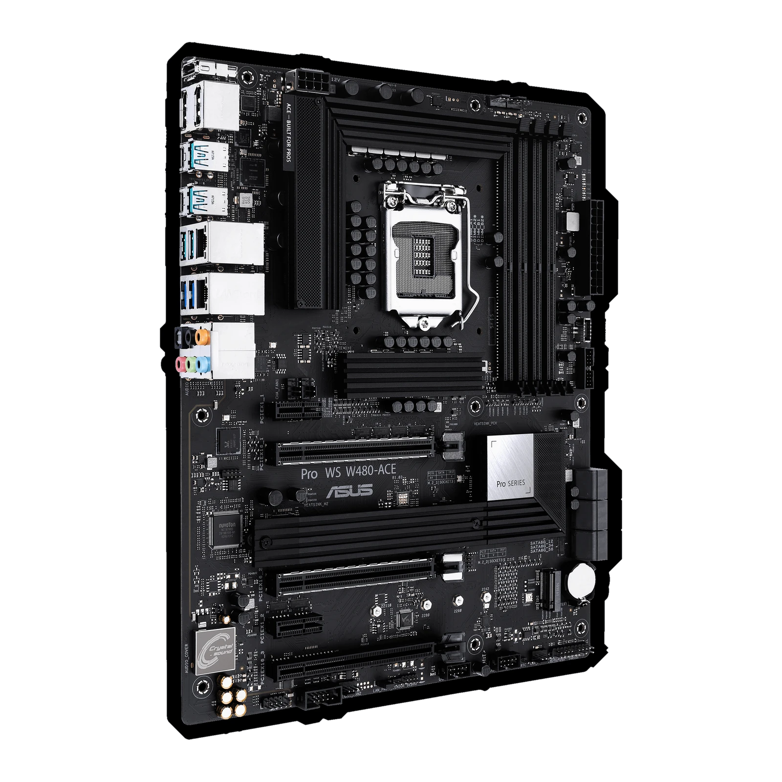 ASUS Pro WS WRX80E-SAFE SE WIFI II DDR4 EEB Workstation Motherboard, Socket sWRX8, AMD WRX80 Chipset, 8x DIMM Slots, 7 x