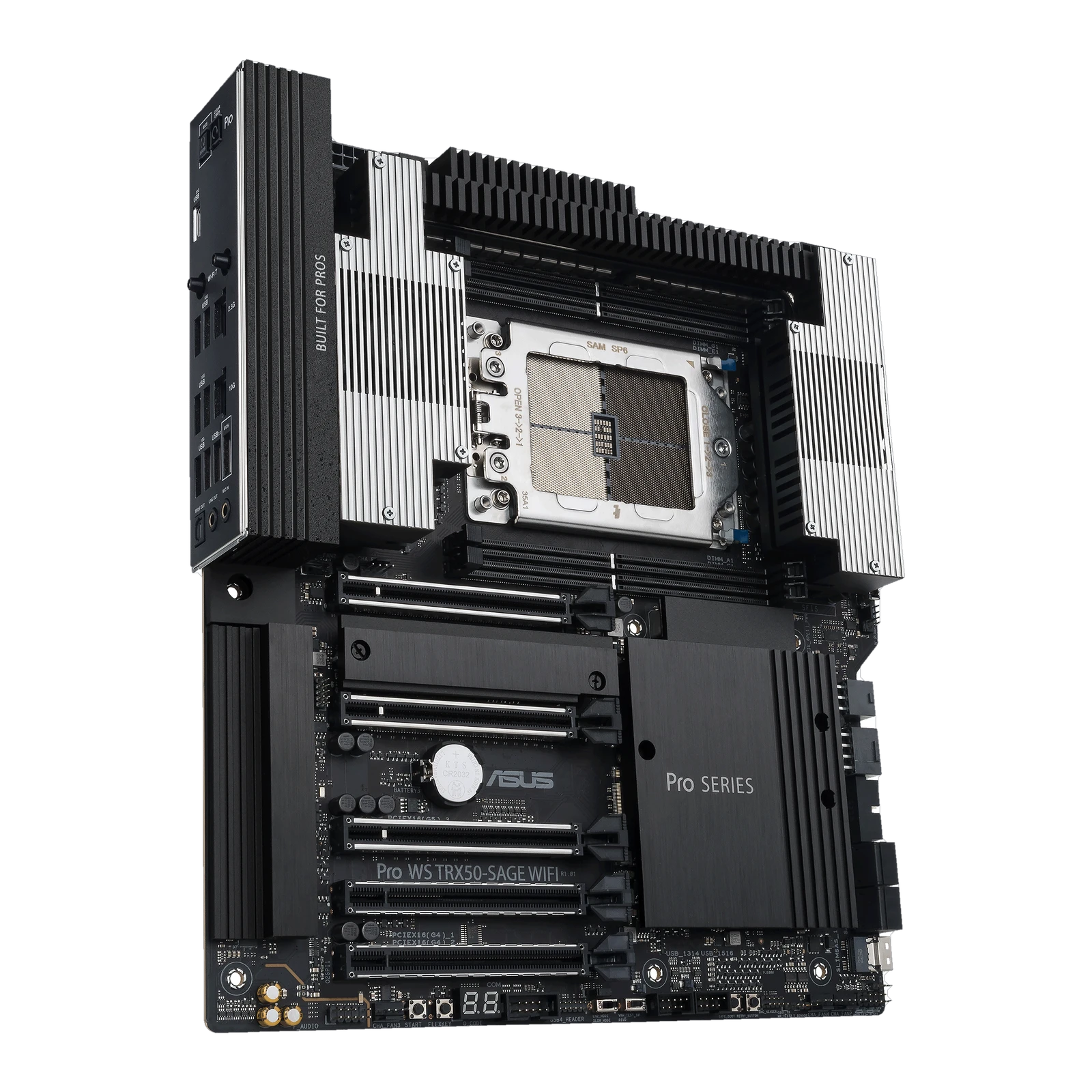 ASUS Pro WS WRX90E-SAGE SE DDR5 EEB Workstation Motherboard, Socket sTR5 threadripper PRO 7000 WX-Series, AMD WRX90 Chip