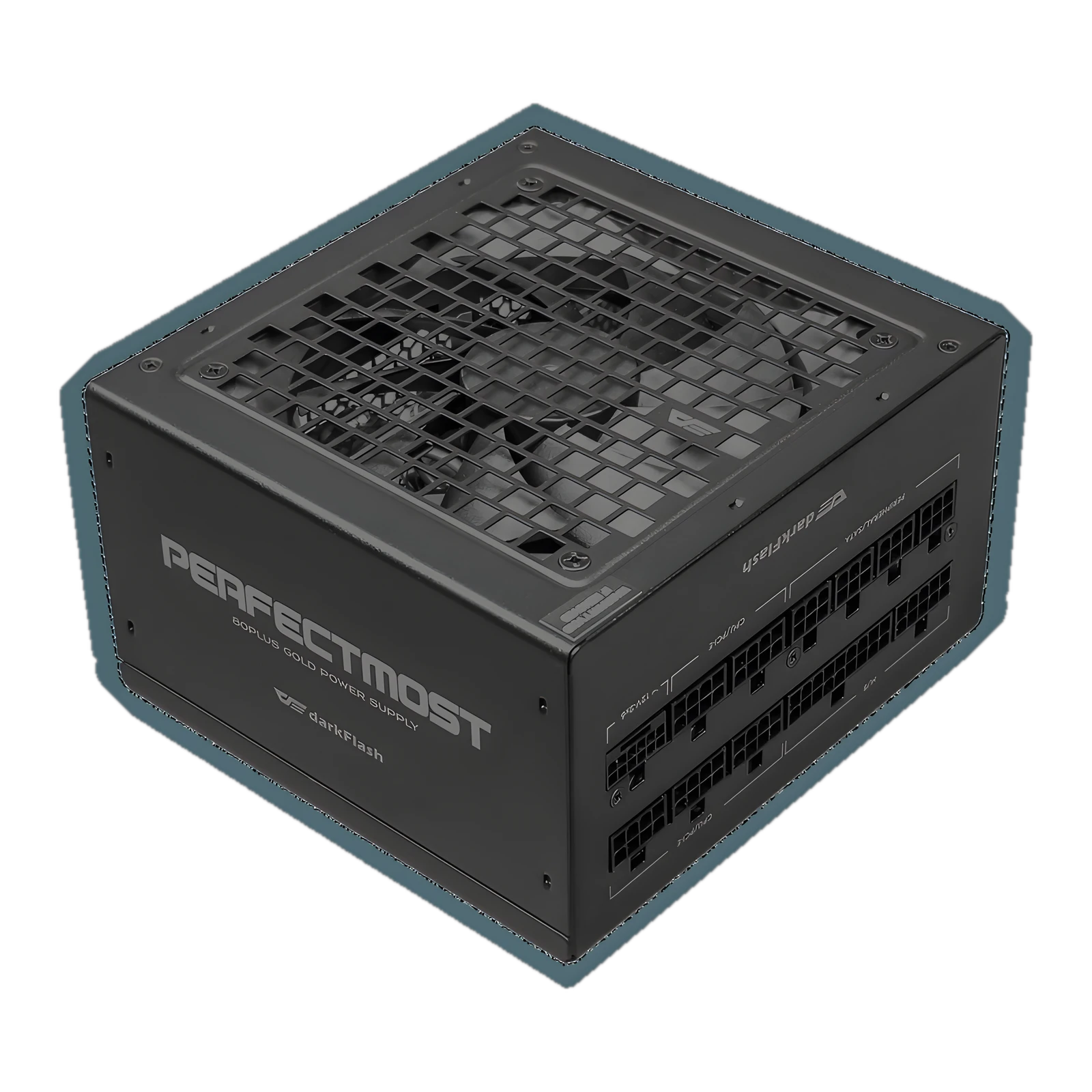 Darkflash PMT 850W 80+ Gold Fully Modualr/ ATX 3.1 Ready/ PCIe 5.1 Ready/ Active PFC - Black / White