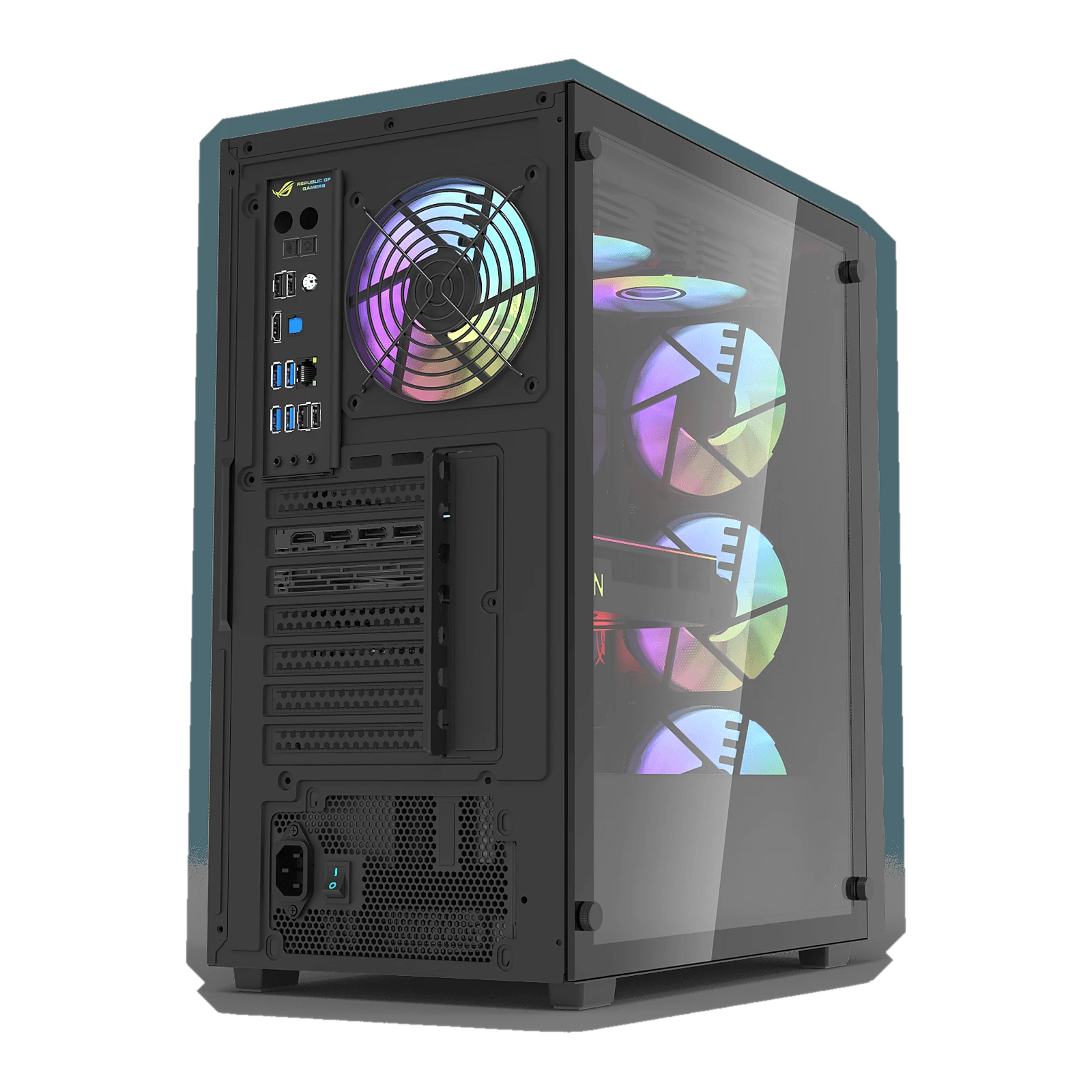 Darkflash DK260 Air ATX PC Case - 4 ARGB Fans included