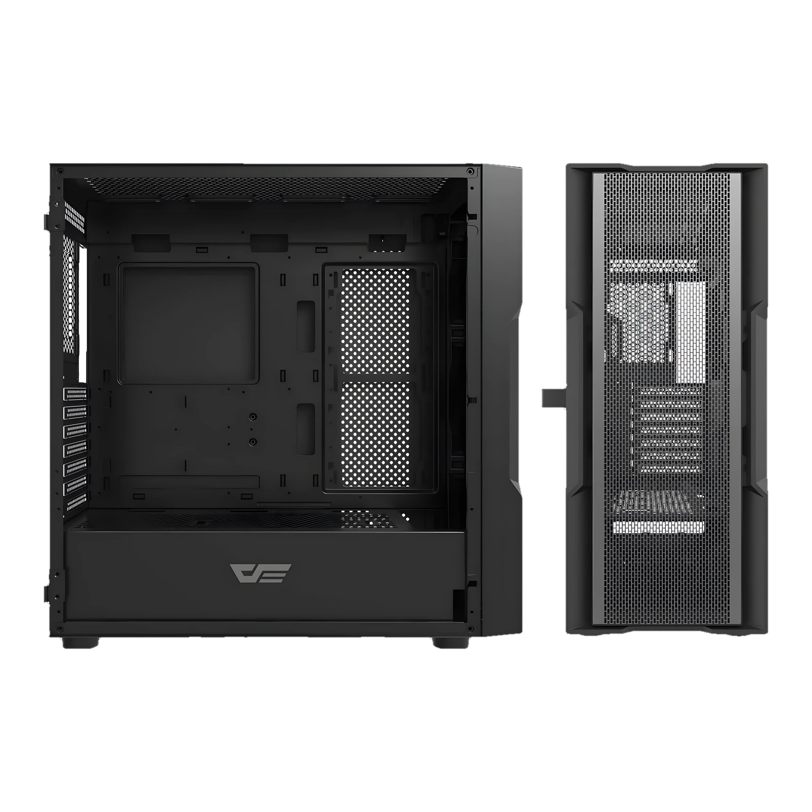 DarkflashDK431 E - ATX Mesh PC Case - 4 ARGB Pre - Installed Fans - Black