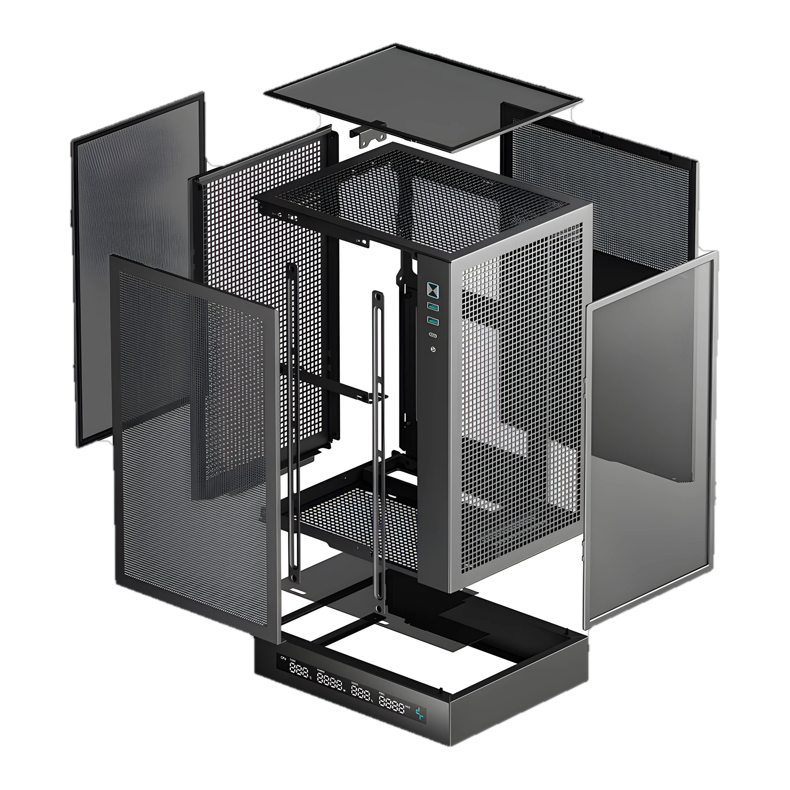 DEEPCOOL CASE CH170 DIGITAL Portable - High - Airflow - M - ITX