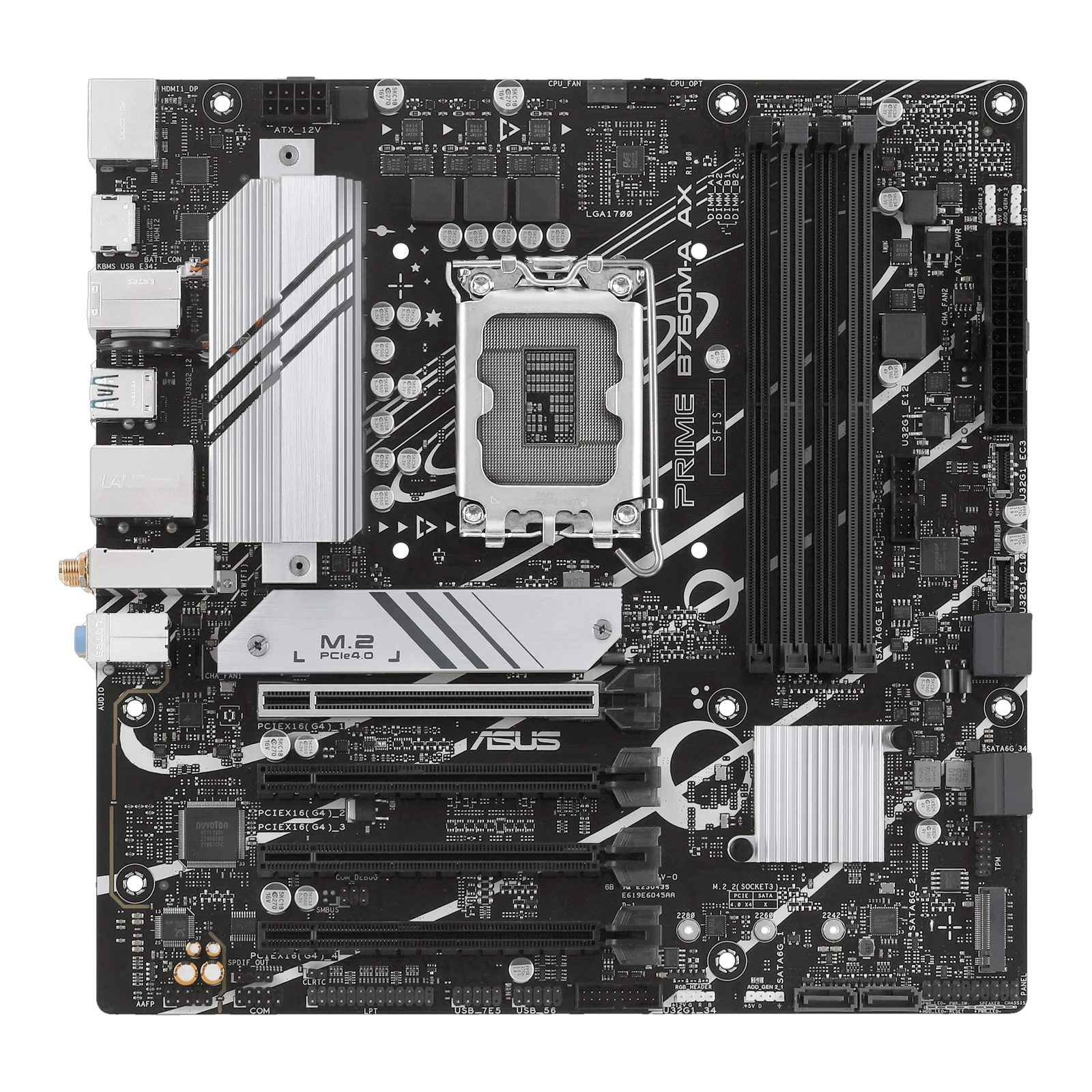 GIGABYTE B760 DS3H DDR5 ATX Motherboard, LGA1700 Socket, Intel B760 Chipset, 4x DDR5 DIMM Slots up to 128GB, 1x PCIe 4.0
