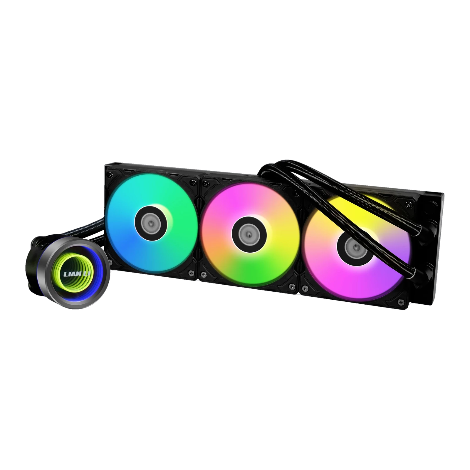 LIAN LI GA II Trinity 360 RGB Liquid Cooler - White, Black