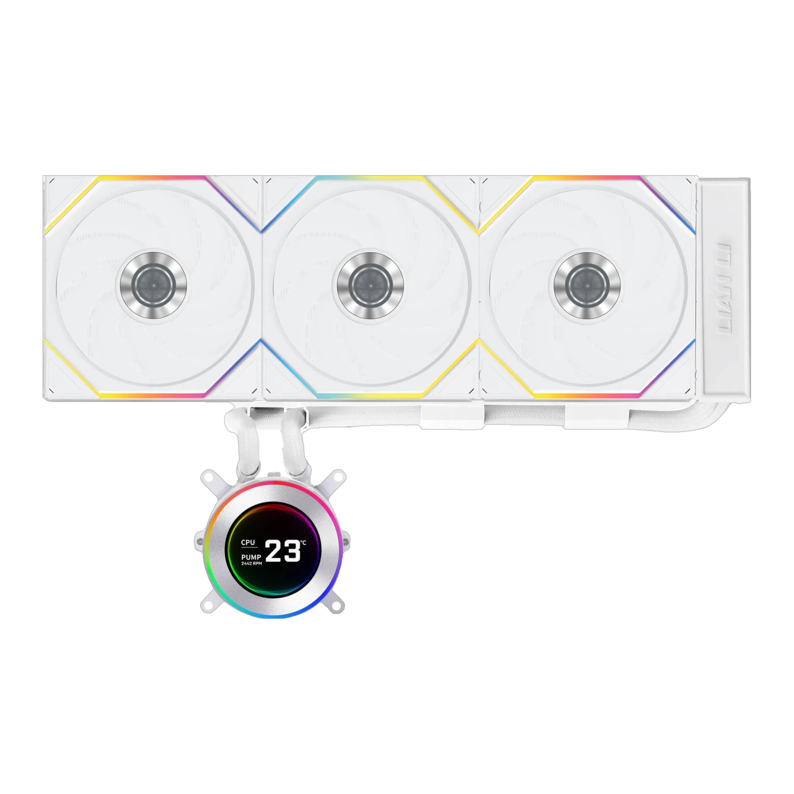 LIAN LI Hydroshift II LCD-C 360TL Liquid Cooler - White