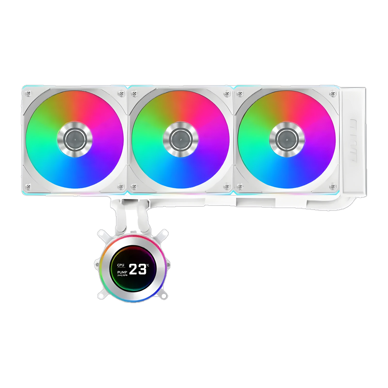 LIAN LI HydroShift LCD 360S Liquid Cooler - White