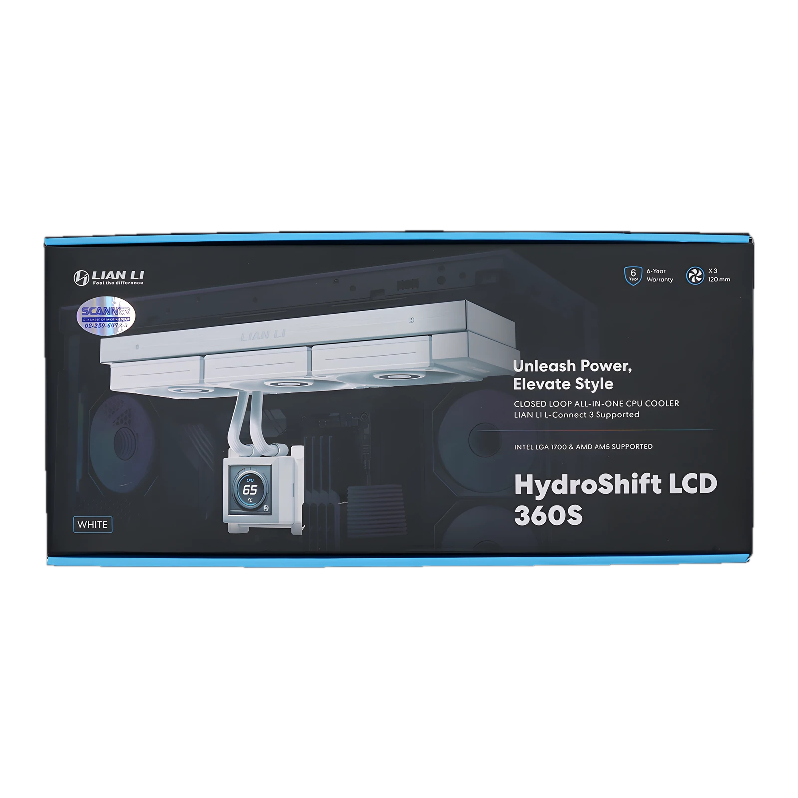 LIAN LI HydroShift LCD 360S Liquid Cooler - White