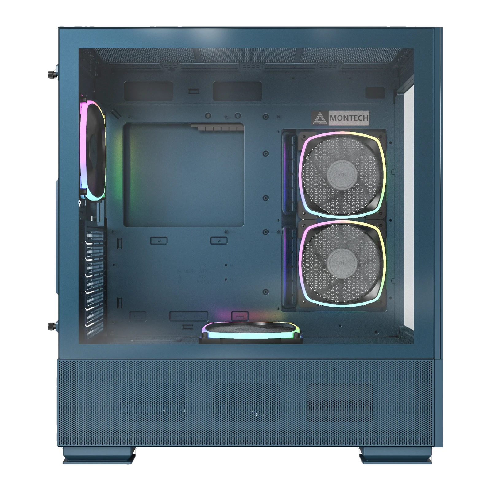 Montech Sky Two 4 ARGB PWM Fans / ATX - Blue