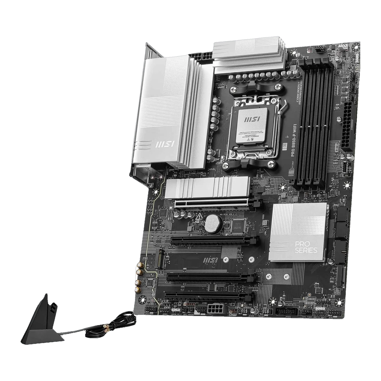 MSI PRO B650-P WIFI DDR5 ATX Motherboard, AM5 Socket, AMD B650 Chipset