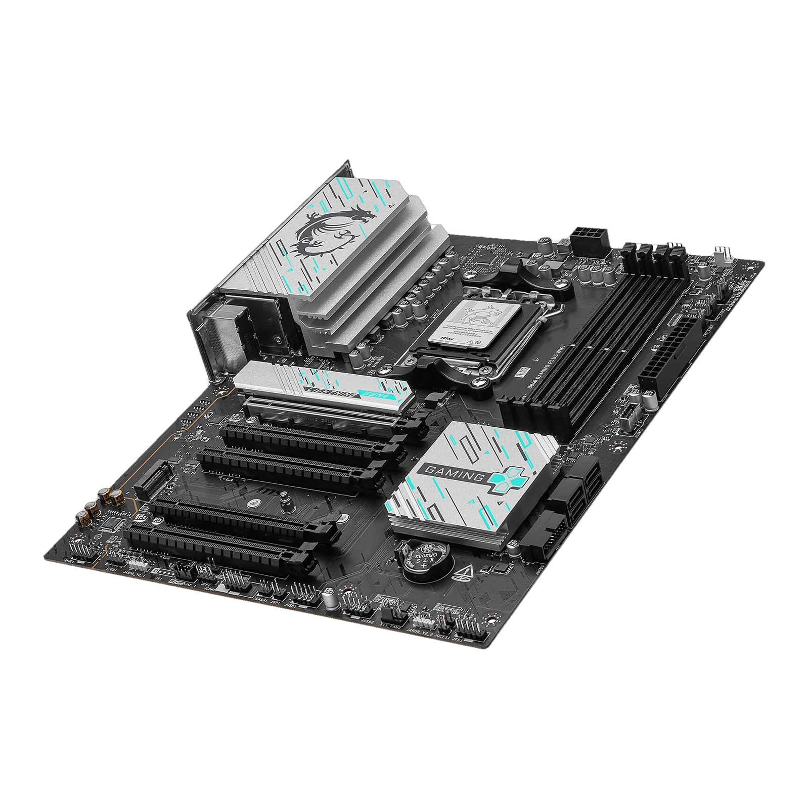 MSI B840 Gaming Plus WIFI DDR5 ATX Motherboard, Socket AM5, AMD B840 Chipset, 4x DIMM Slots, 5x PCIE (4.0/3.0) x16 Slots
