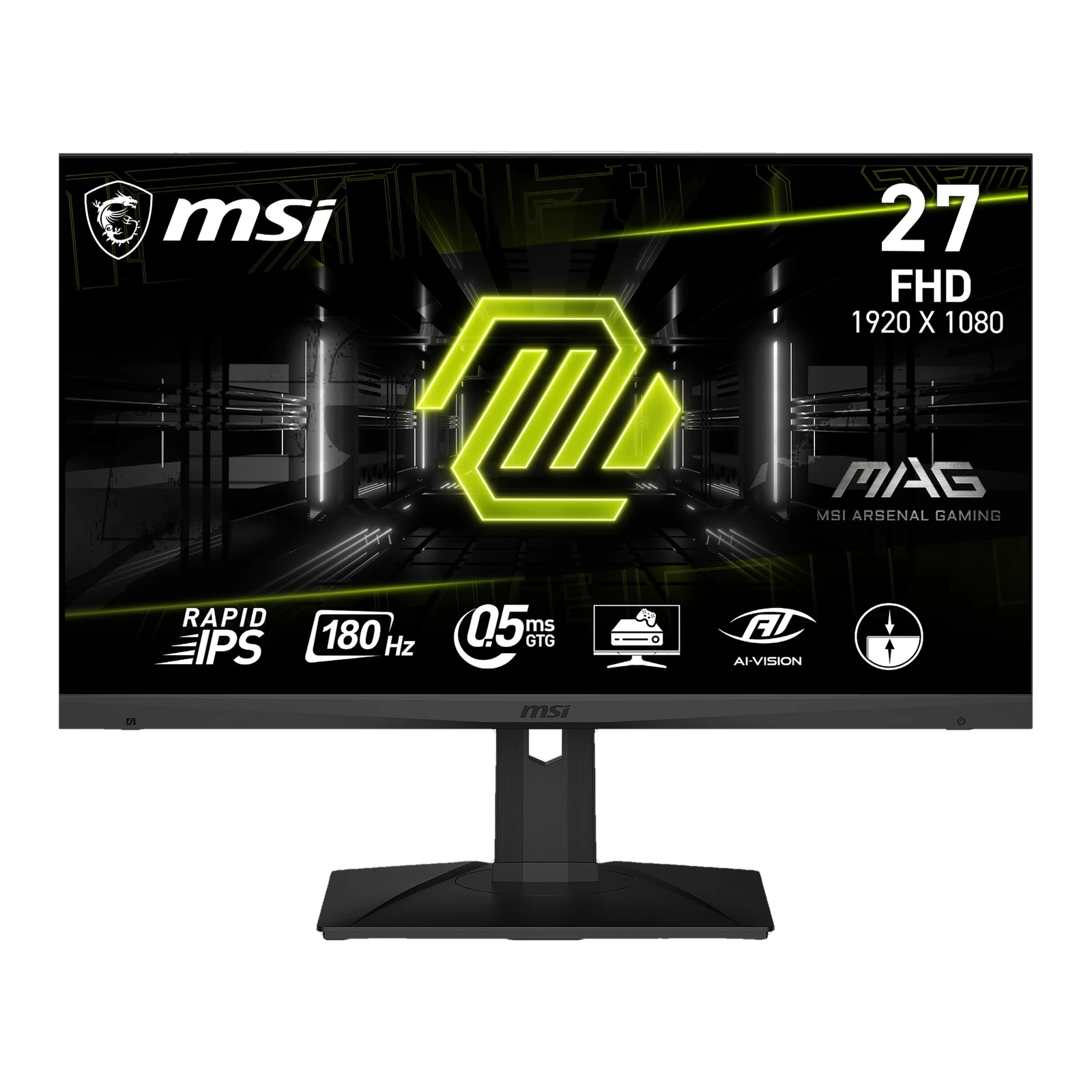 MSI MAG 275F 27" Full HD Rapid IPS 180Hz 0.5ms Gaming Monitor