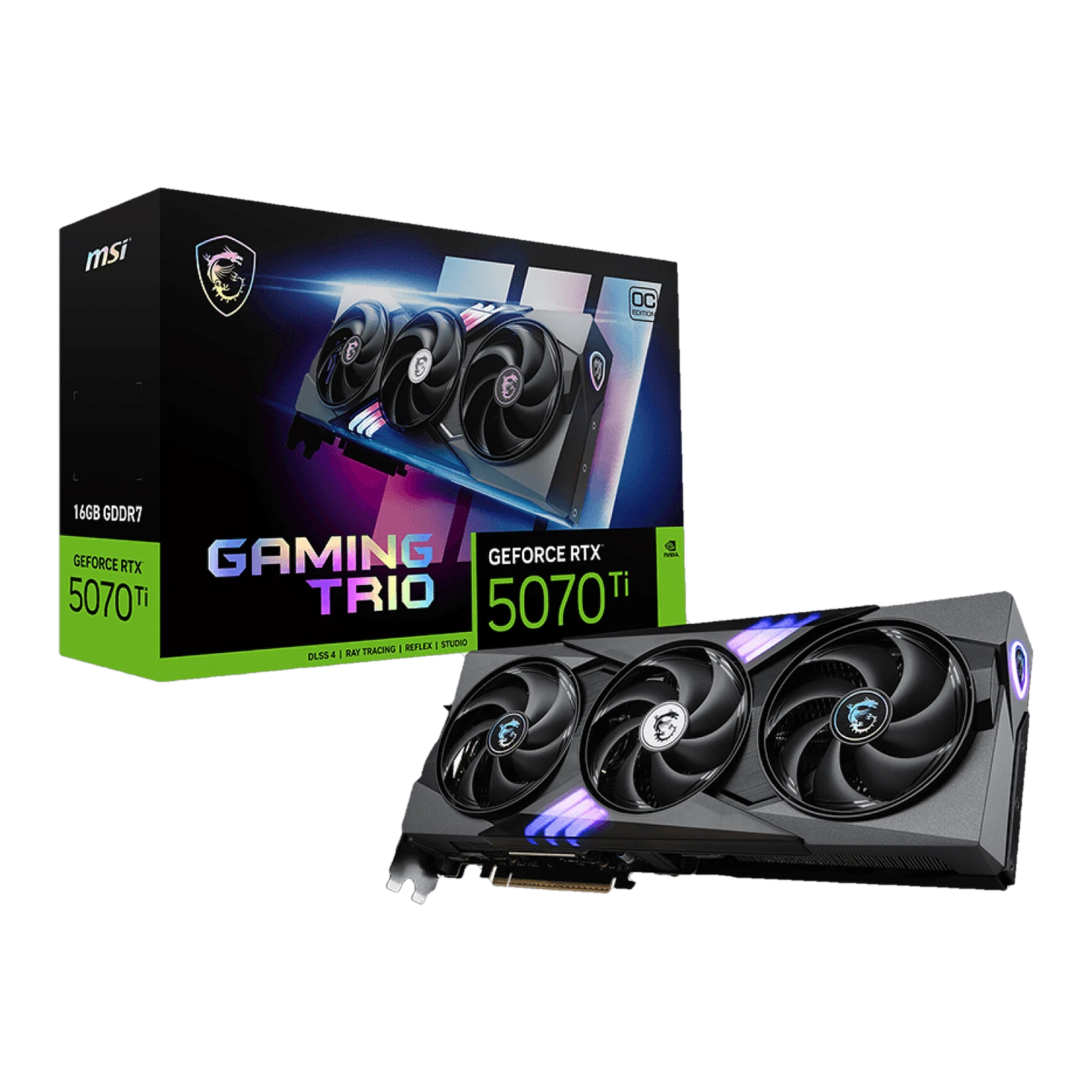 MSI GeForce RTX 5070 Ti 16GB GDDR7 Gaming Trio OC