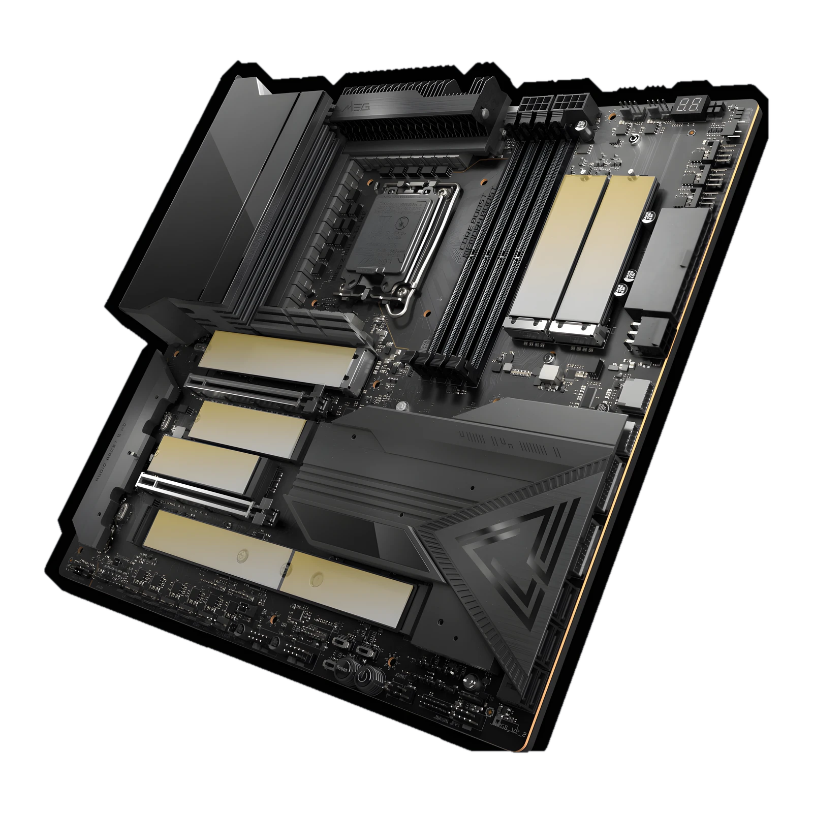 MEG Z790 GODLIKE DDR5 E-ATX Motherboard, LGA 1700 Socket, Intel Z790 Chipset, 4x DIMM Slots up to 7800+MHz, 2x PCIe (5.0