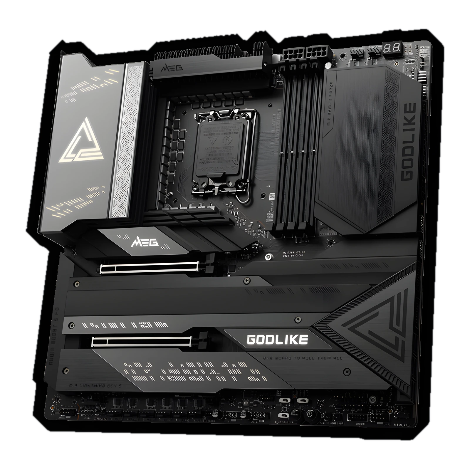 MEG Z790 GODLIKE DDR5 E-ATX Motherboard, LGA 1700 Socket, Intel Z790 Chipset, 4x DIMM Slots up to 7800+MHz, 2x PCIe (5.0