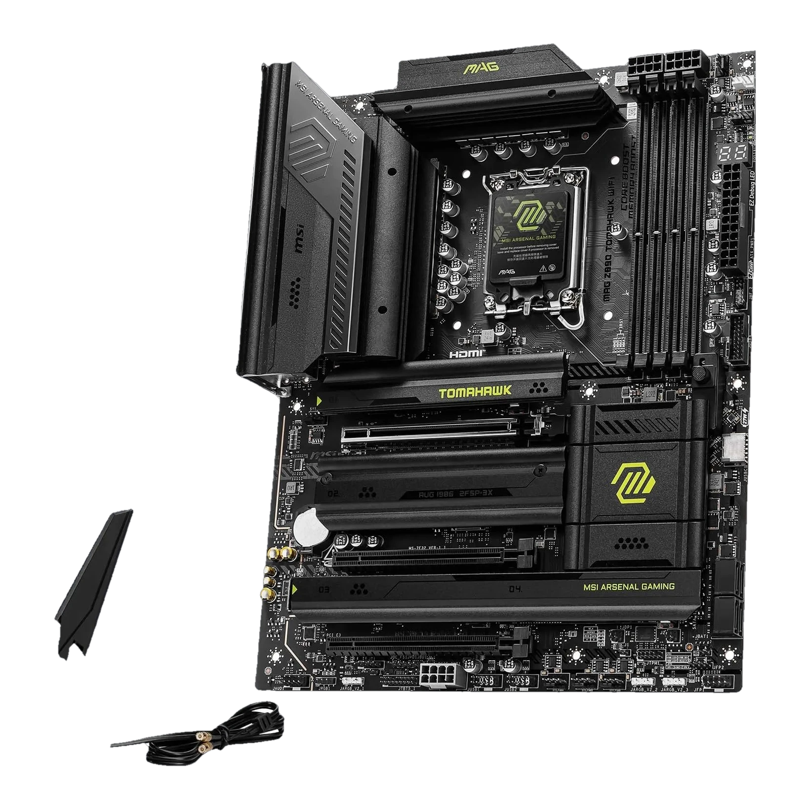 MSI PRO Z890-P WIFI DDR5 ATX Motherboard, LGA 1851 Socket, Intel Z890 Chipset, 4x DIMM, 4x PCIe (5.0/4.0) x16 Slots, 4x