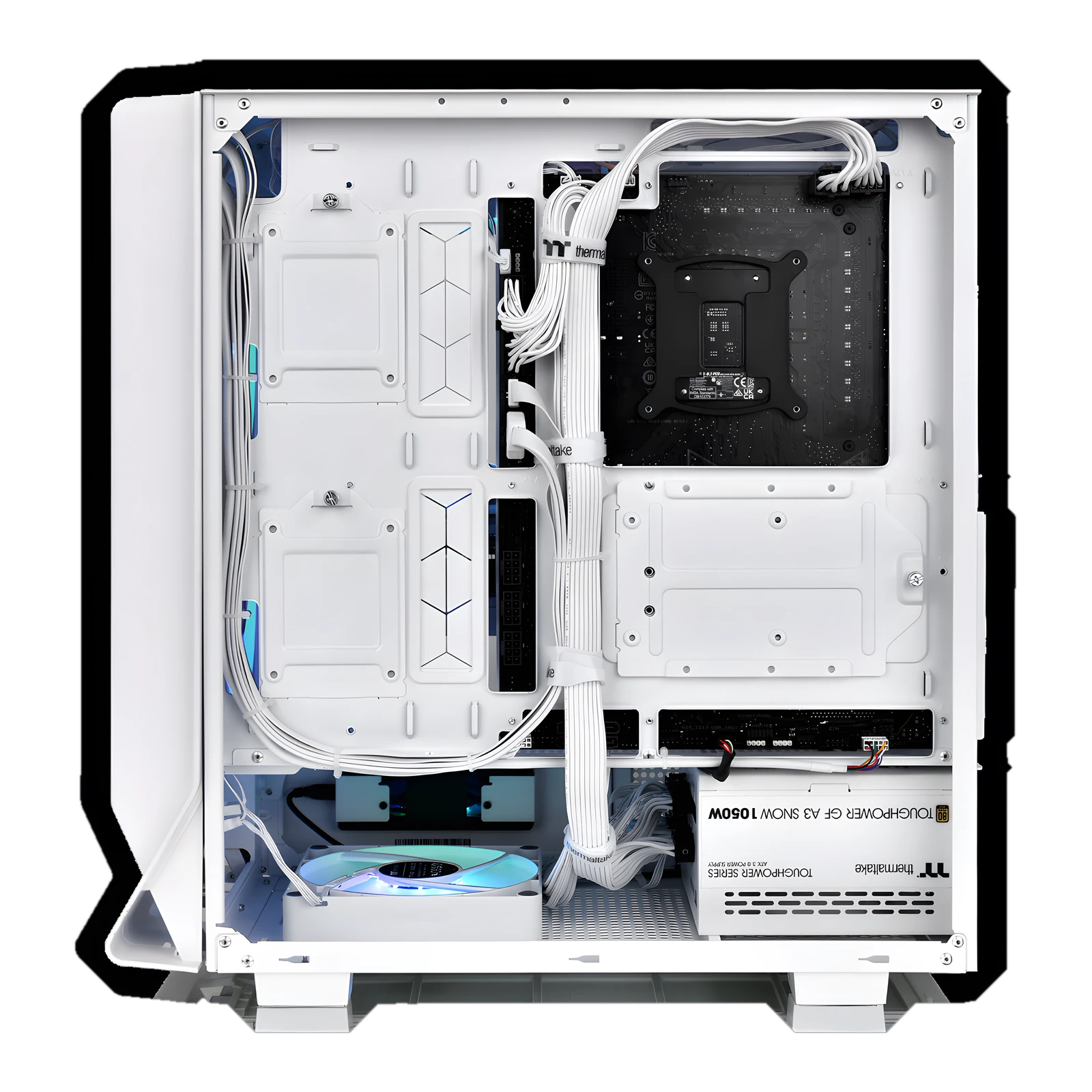 Thermaltake Ceres 330 TG ARGB/Black/Win/SPCC/Tempered Glass*1/CT140 ARGB Fan*2/CT140 Fan*1/Brown Box