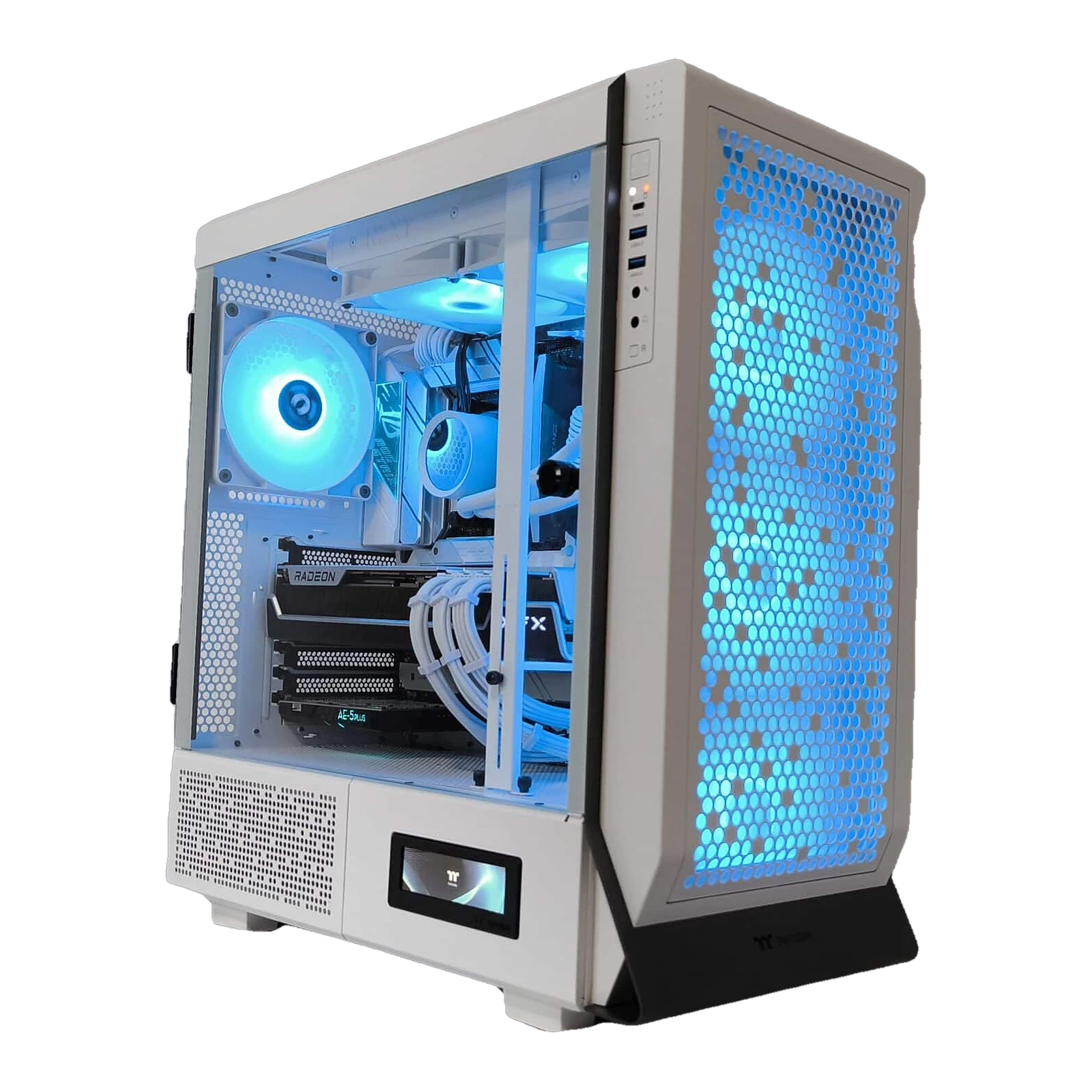 Thermaltake Ceres 500 TG ARGB/Black/Win/SPCC/Tempered Glass*1/C140 ARGB Lite Fan*4/Brown Box