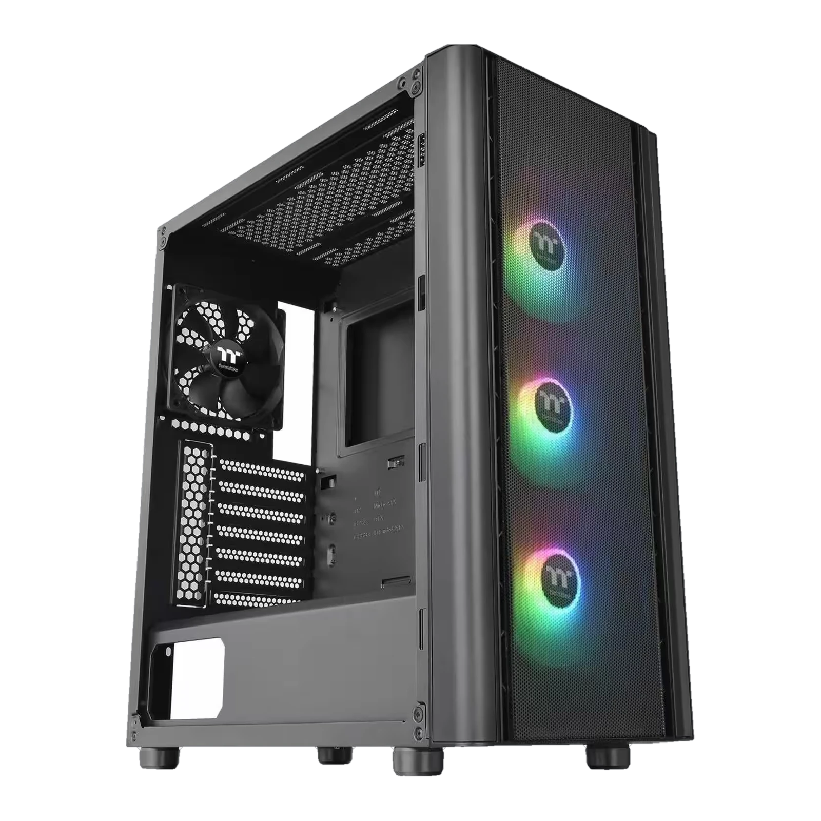 Thermaltake V250 TG ARGB/Black/Win/SPCC/Tempered Glass*1/120mm Addressable RGB Fans*3 + 120mm Standard Fan*1/MB Sync