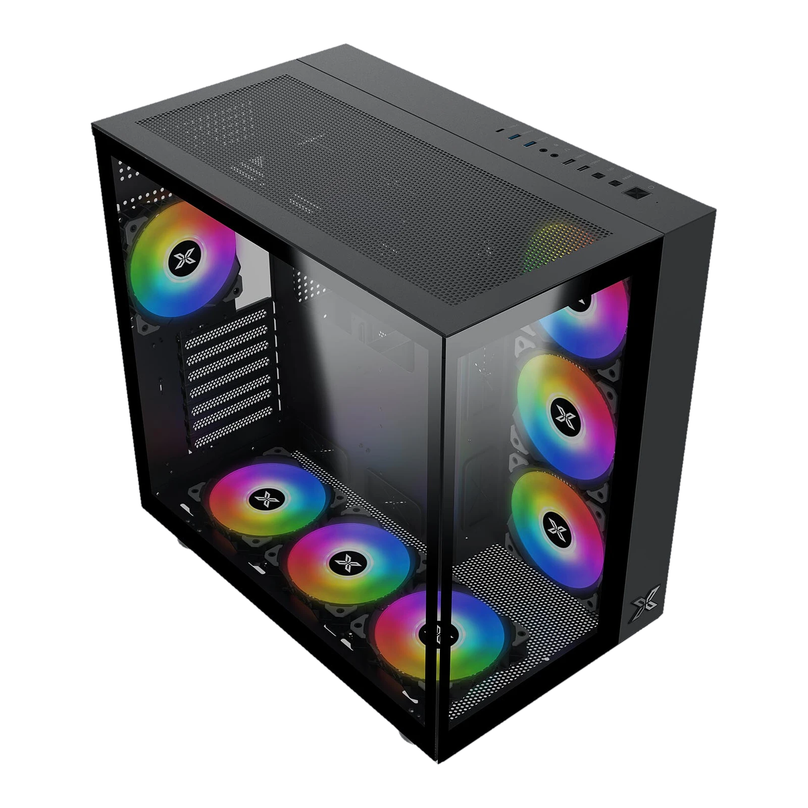 Xigmatek Aquarius Pro - ( 7 ARGB Fans installed )
