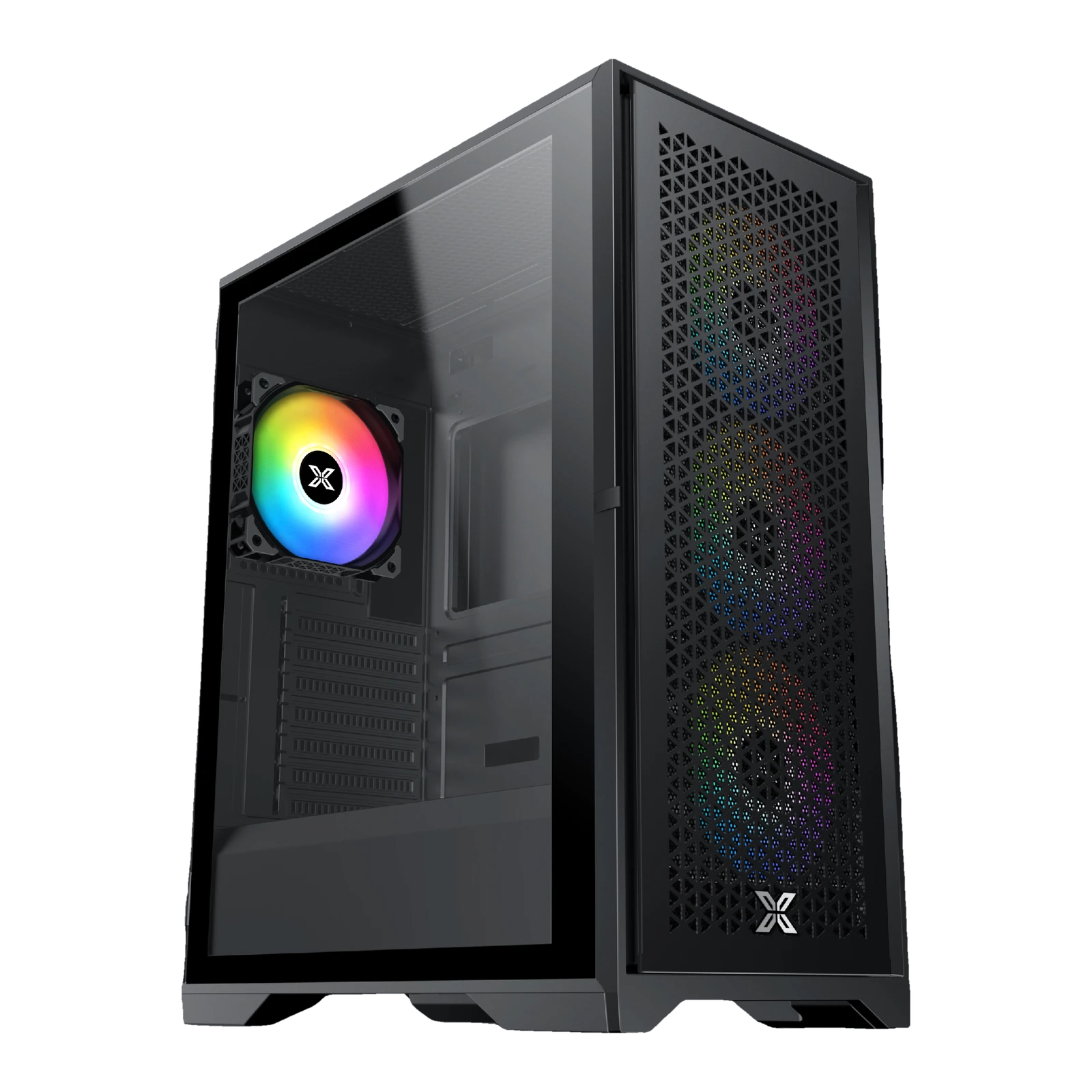 Xigmatek LUX S - ( 4 RGB Fans installed )